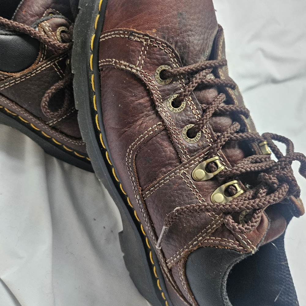Doc Dr Martens Industrial Gunby Leather Steel Toe Work Shoes Womens 11 Men’s 10 - Picture 2 of 7